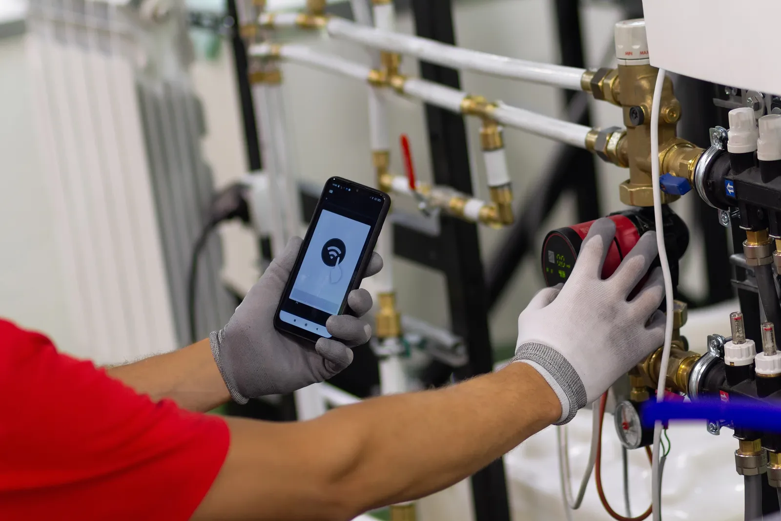 Diagnostic d'une installation de chauffage via application mobile